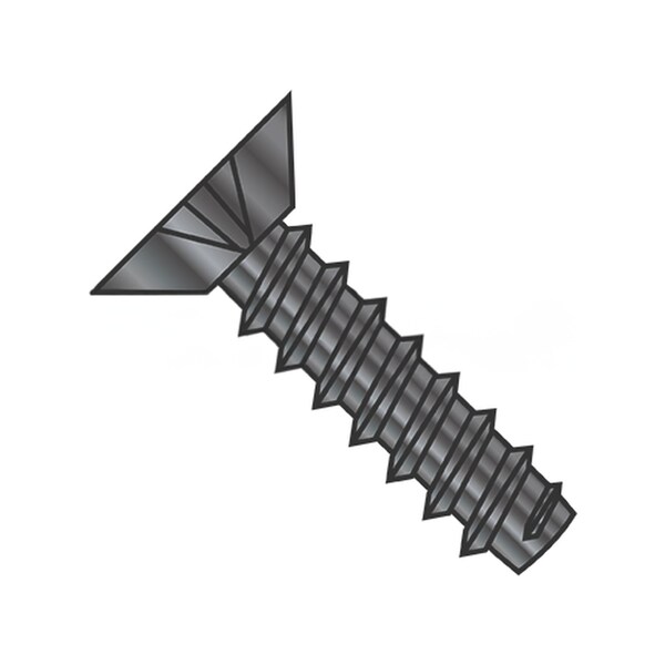 Usa Industrials Self-Drilling Screw, #10-16 x 5/8", Black Oxide Steel Flat Head Phillips Drive BULK-SCRW-14488 - main